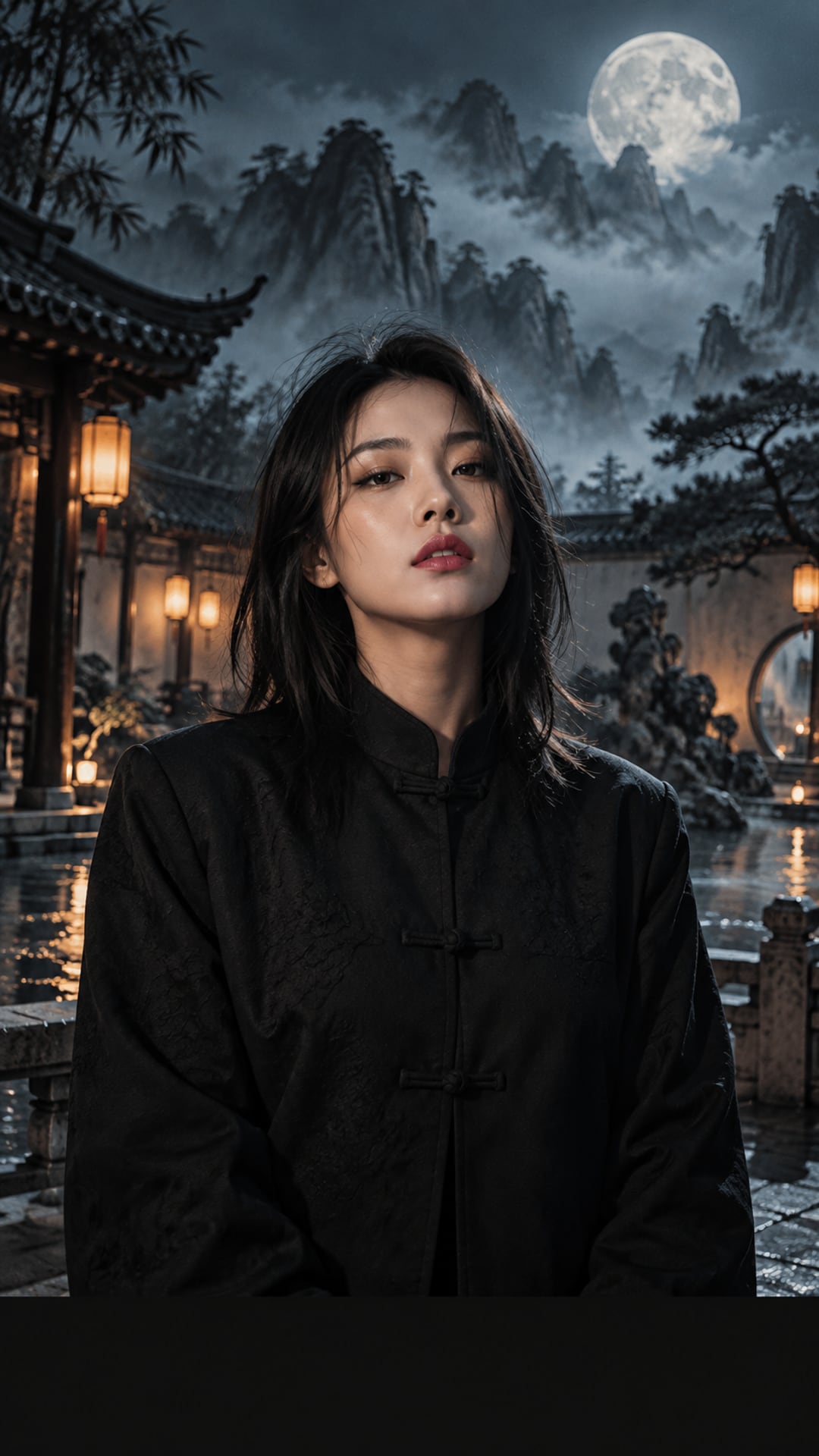 Guofeng MV scene illustration
